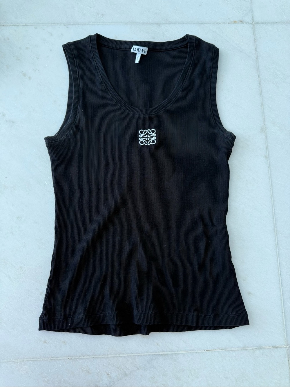 Loewe Anagram Logo Tank in Black